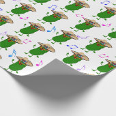 Papier Cadeau Dancing Pickle with Sombrero (Coin)