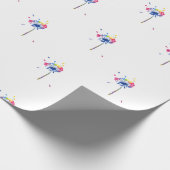 Papier Cadeau Dandelion arc-en-ciel coloré (Coin)