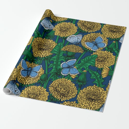 Papier Cadeau Dandelion medow (Déroulé)