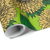 Papier Cadeau Dandelions (Coin rond)