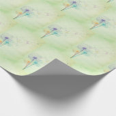 Papier Cadeau Dandelions Avec Notes De Musique (Coin)