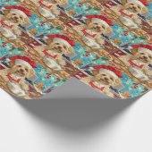 Papier Cadeau Dandie Dinmont Terrier Cuisine de Noël (Coin)