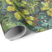 Papier Cadeau Dangereux prédateur dans les tropiques (Coin rond)