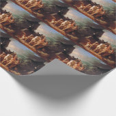 Papier Cadeau Daniel Boone escortant des colons  (Coin)