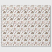 Papier cadeau d'anniversaire Cottage de Conte de F (Plat)