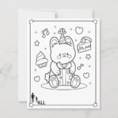 Papier Cadeau d'anniversaire de poupée (Devant)