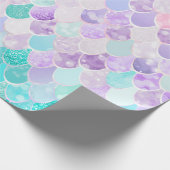 Papier cadeau d'anniversaire Motif de sirène (Coin)