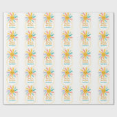 Papier cadeau d'anniversaire One in the Sun (Plat)