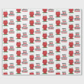 Papier cadeau d'anniversaire Peanuts Snoopy niche (Plat)