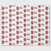 Papier cadeau d'anniversaire Peanuts Snoopy niche (Plat)