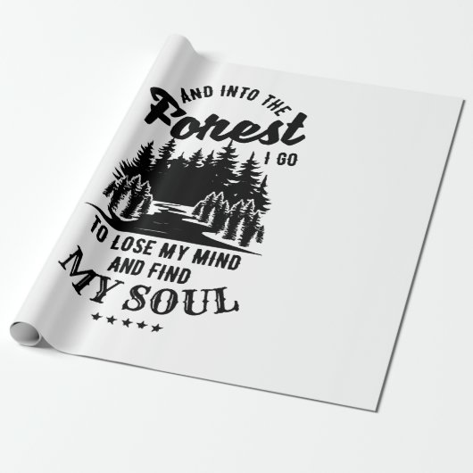 Papier Cadeau Dans la forêt je vais (Déroulé)