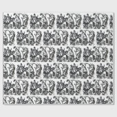 Papier Cadeau Dans le jardin (Plat)
