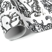 Papier Cadeau Dans le jardin (Coin rond)