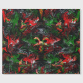 Papier Cadeau Dans l'étang de Koi... (Plat)