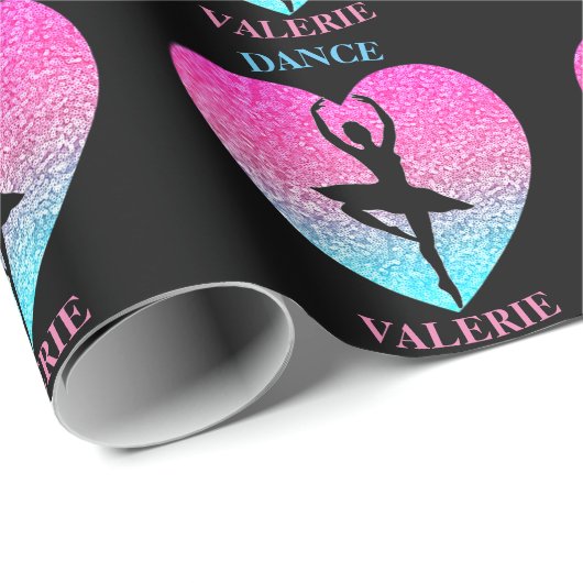 Papier Cadeau Danse (Coin rond)