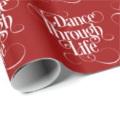 Papier Cadeau Danse à travers la vie (Coin rond)