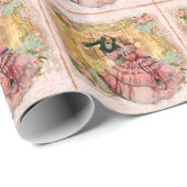 Papier Cadeau Danse à Versailles (Coin rond)