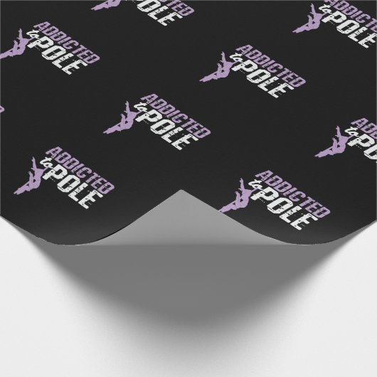 Papier Cadeau Danse "Addicted to Pole" (Coin)