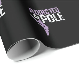 Papier Cadeau Danse "Addicted to Pole"
