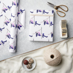 Papier Cadeau Danse aux accros du pôle