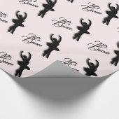 Papier Cadeau Danse de ballet Danse rose (Coin)
