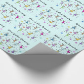 Papier Cadeau Danse de neuf dames (Coin)