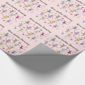 Papier Cadeau Danse de neuf dames (Coin)