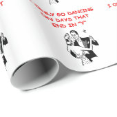 Papier Cadeau danse de salon (Coin rond)