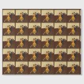 Papier Cadeau Danse de tango de couples de danse (Plat)