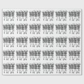 Papier Cadeau Danse des femmes mortes (Plat)