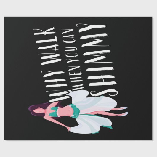 Papier Cadeau Danse du ventre (Plat)