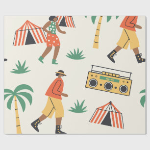 Papier Cadeau Danse en été