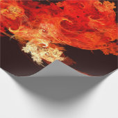 Papier Cadeau Danse Feux d'artifice Art Abstrait (Coin)