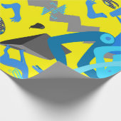 Papier Cadeau Danse jaune (Coin)