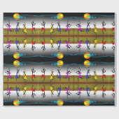 Papier Cadeau Danse Joyeuse de Kwanzaa (Plat)