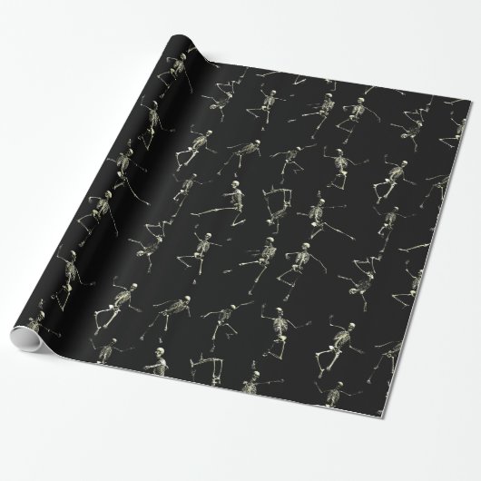 Papier Cadeau Danse Macabre (Déroulé)