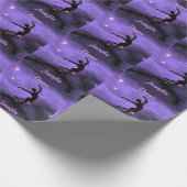 Papier Cadeau Danse rose et violet (Coin)