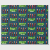 Papier Cadeau Danser Donald Trump MAGA Noël (Plat)