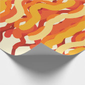Papier Cadeau Danser Sunburst Pop De Couleur Art Abstrait (Coin)