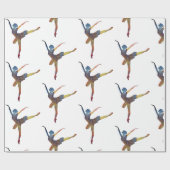 Papier Cadeau Danseur de ballet (Plat)