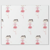Papier Cadeau Danseur de ballet (Plat)