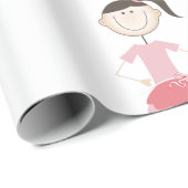 Papier Cadeau Danseur de ballet (Coin rond)