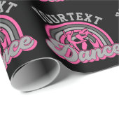Papier Cadeau Danseur de ballet AJOUTER DU TEXTE Danse classique (Coin rond)