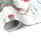 Papier Cadeau Danseur de ballet de cétacés afro-américains Chris (Coin rond)