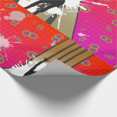 Papier Cadeau Danseur Et Guitare