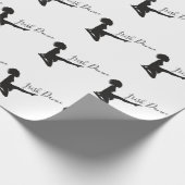 Papier Cadeau Danseur irlandais Soft Shoe Black and White Dance (Coin)