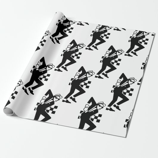 Papier Cadeau Danseur SKA (Déroulé)