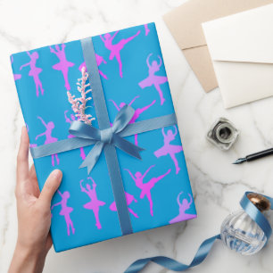 Papier Cadeau Danseurs Ballerina Patterned