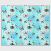 Papier Cadeau Danseurs de ballet (Plat)