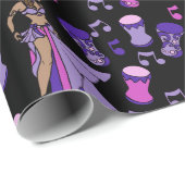 Papier Cadeau Danseurs du ventre (Coin rond)